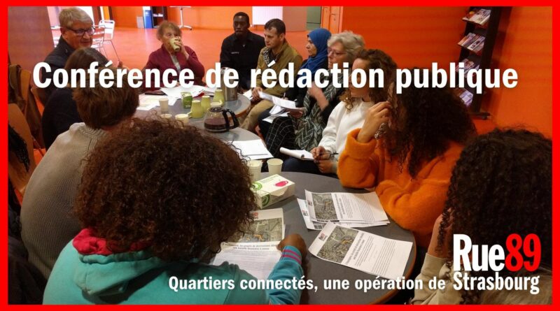 Conférence de rédaction publique organisée par le média Rue 89