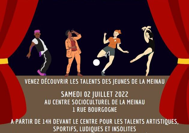 Affiche festival des talents de la Meinau 2022
