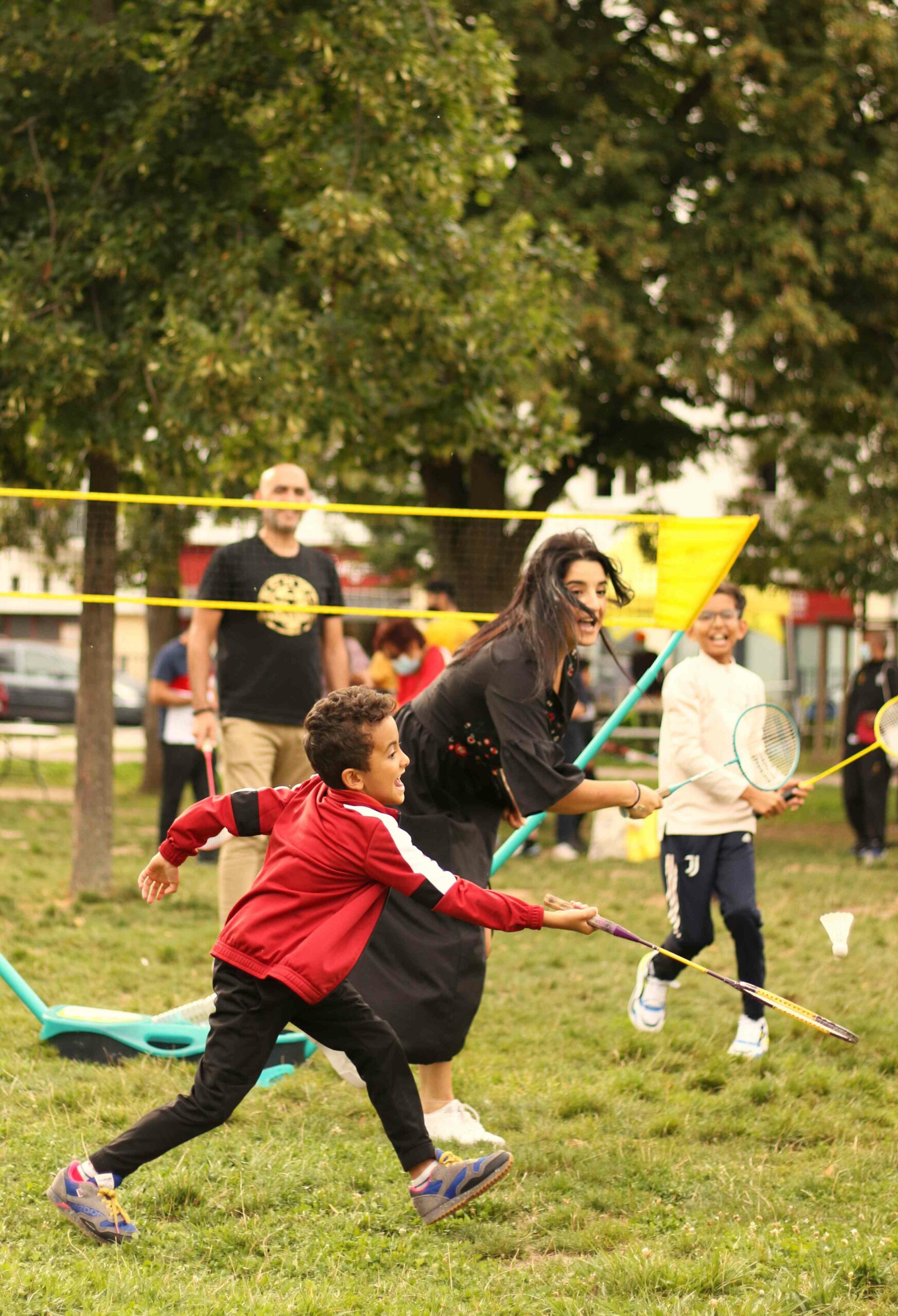 Badminton au parc de l'Île de France