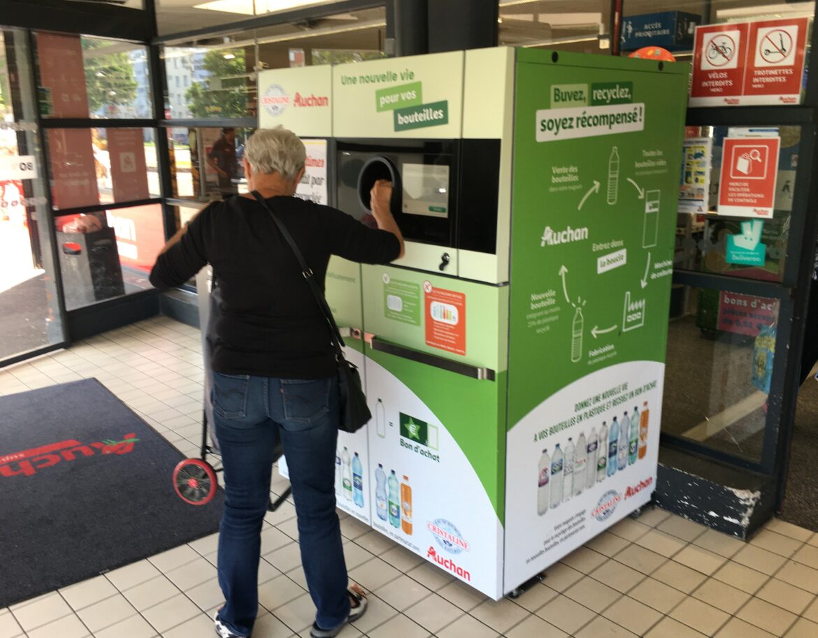 Auchan Meinau : vos bouteilles plastiques en échange d’un bon d’achat