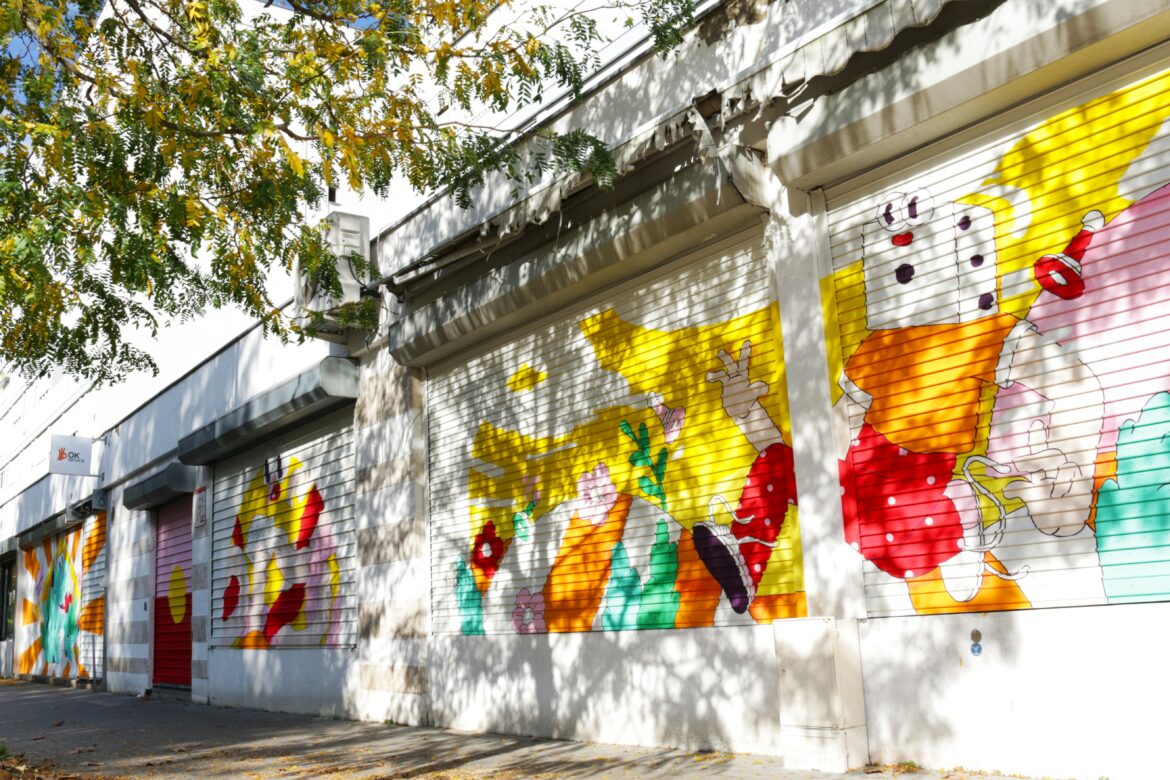 Chantier éducatif : Nouvelle fresque avenue de Normandie