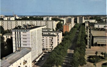 Avenue de Normandie à la Meinau dans les années 70