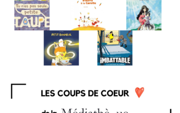 Les coups de coeur de la Médiathèque Meinau - fin d'année 2024