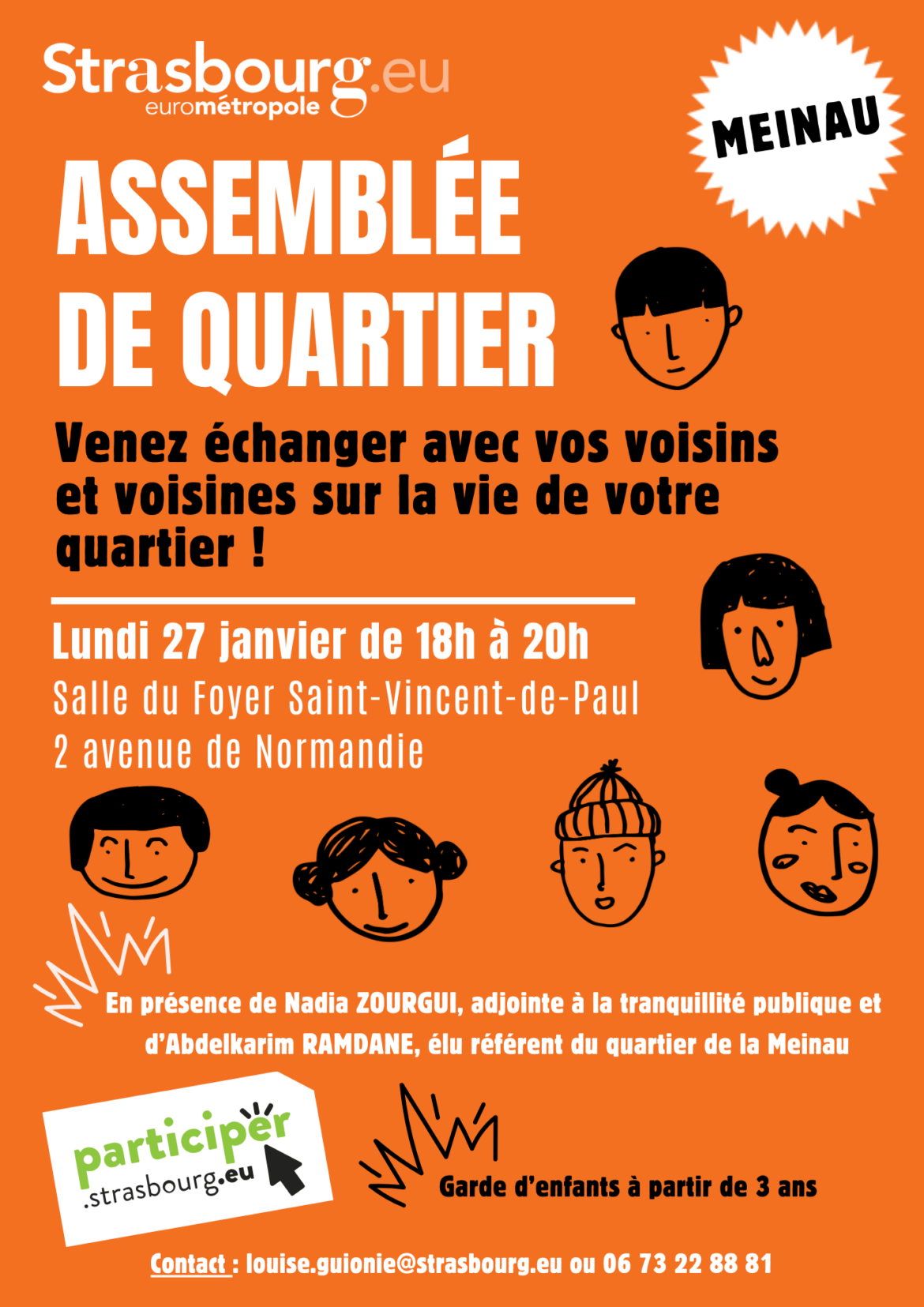 Assemblée de quartier de la Meinau