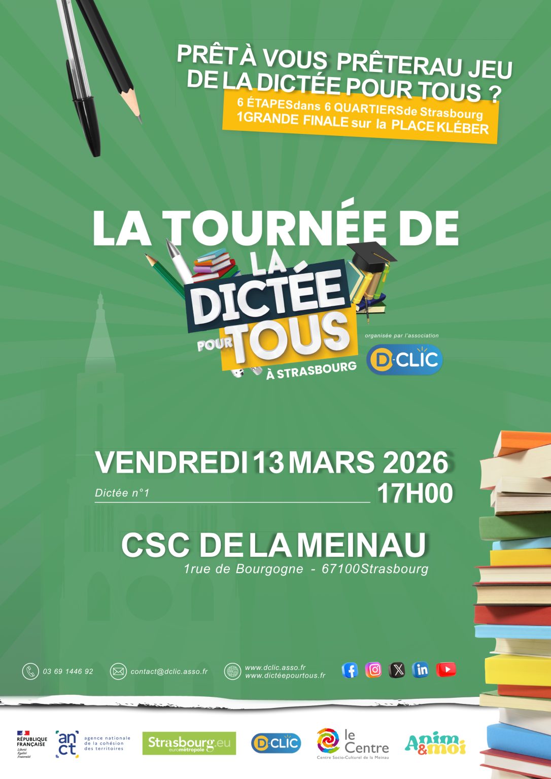 Affiche de La dictée pour tous_2026