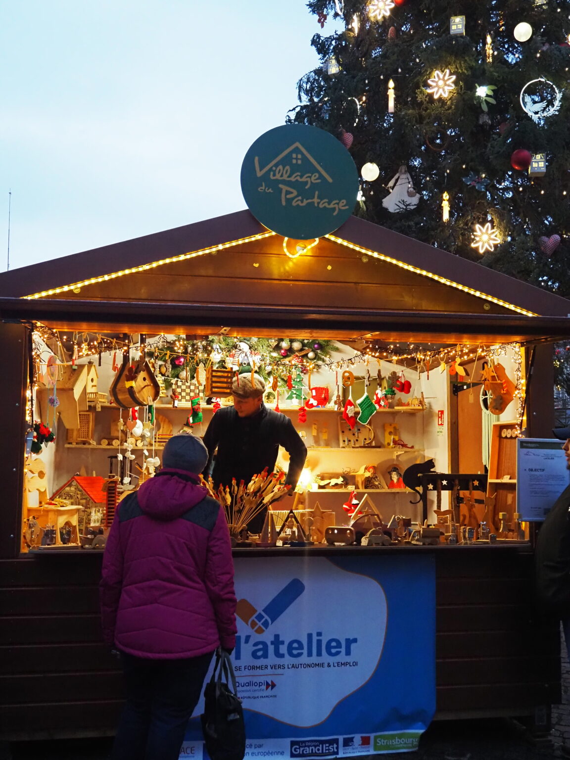 Tout ce qui est créé au Padep est vendu sur les marchés, et notamment lors des marchés de Noel solidaires © Photo fournie par L'Atelier